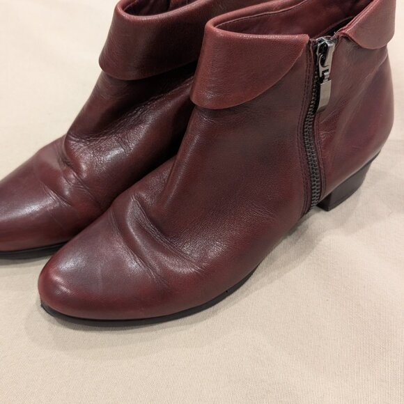 Spring Step Stockholm Booties in Bordeaux - Women's sz 7 - Picture 5 of 12